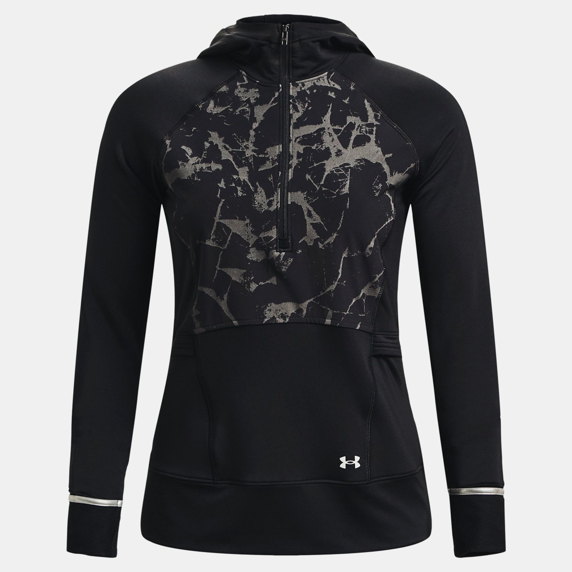 Hoodies -  under armour UA OutRun The Cold Hooded 1/2 Zip